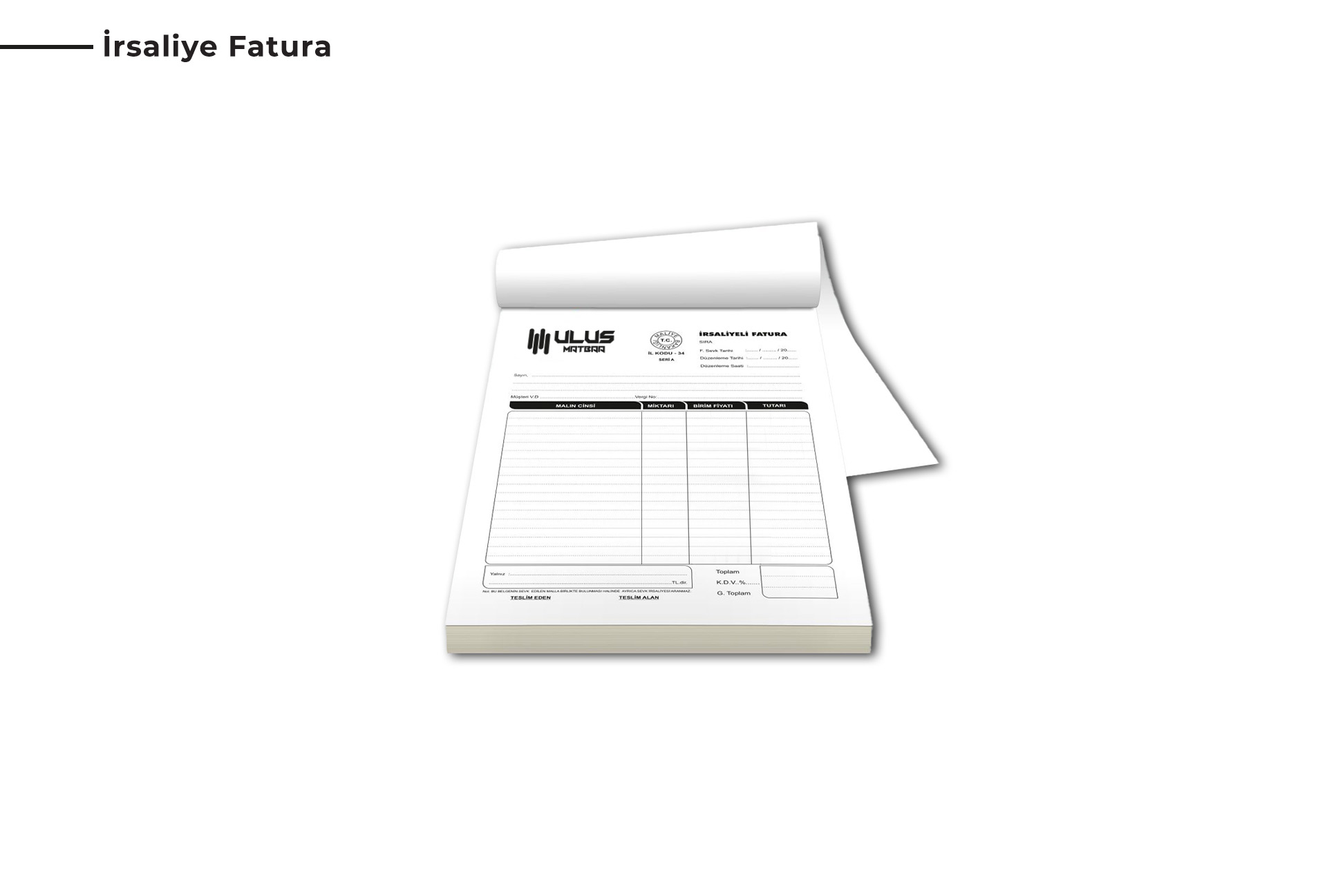 İrsaliye-Sevk İrsaliyesi